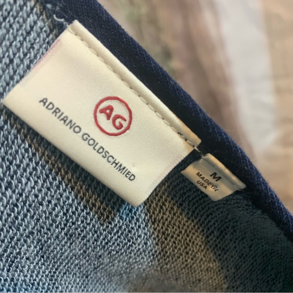 AG Goldschmied Chambray Cutout Ruffle Sweatshirt - Picture 10 of 11